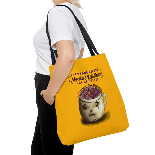 Mental Wellness Yellow Tote Bag